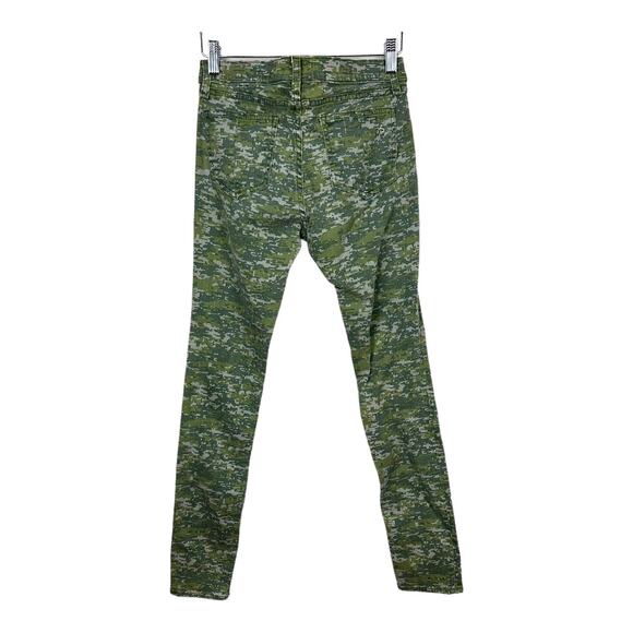 Rag & Bone Skinny Green Digital Graphic Camo Stretch Ankle Jeans 27 - Picture 4 of 10